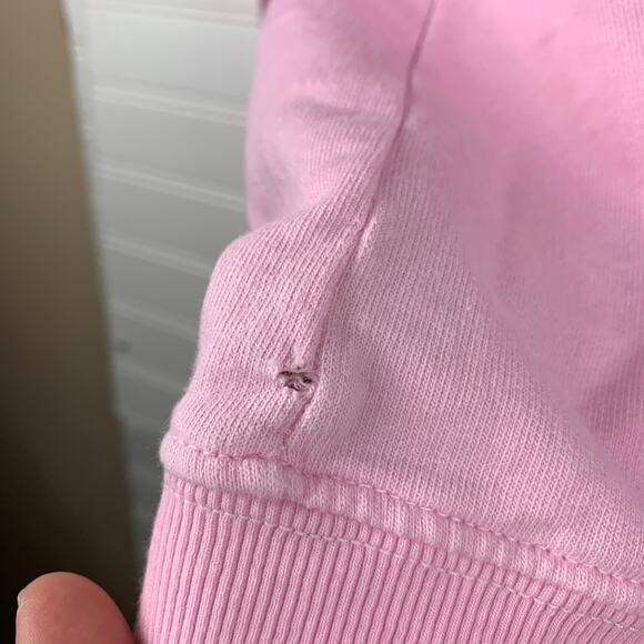 SoulCycle Palm Beach Light Pink Graphic Lounge Pullover Hoodie Medium - Picture 8 of 11